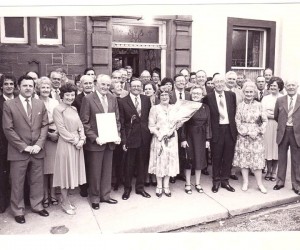 Laurencekirk and District Post Office Staff Ian Hector retirement