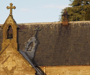 Frosty image on the roof of the old Library, by Alan Thomson