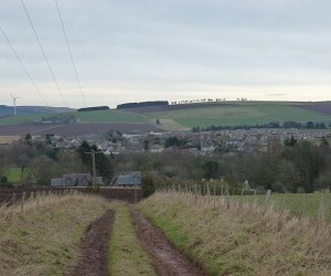 Road into Laurencekirk Road into Laurencekirk